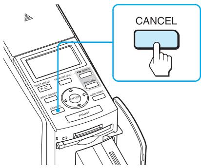 SONY DPP-EX50 - To cancel selection (except for the DPOF printing) - 1