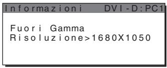 SONY MFM-HT205 - Se viene visualizzato “Risoluzione >1680 × 1050” - 1