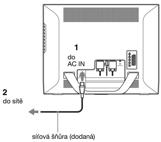 SONY MFM-HT205 - Instalace 3: Připojte sít'ovou šňůru - 1