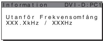 SONY MFM-HT205 - Om "xxx.x kHz/ xxx Hz" visas - 1