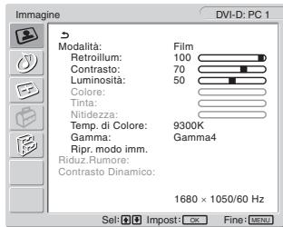 SONY MFM-HT205 - Menu Immagine - 1