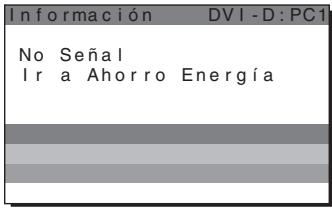 SONY MFM-HT205 - Si “No Señal” aparece en pantalla - 1