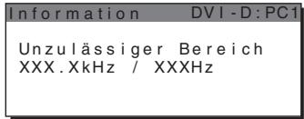 SONY MFM-HT205 - Wenn „xxx.x kHz / xxx Hz“ angezeigt wird - 1