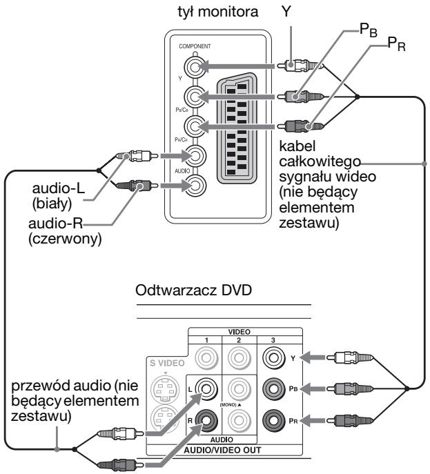 SONY MFM-HT205 - ■ Podłączanie sprzętu wideo do gniazd COMPONENT - 1