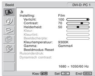 SONY MFM-HT205 - Beeldmenu - 1