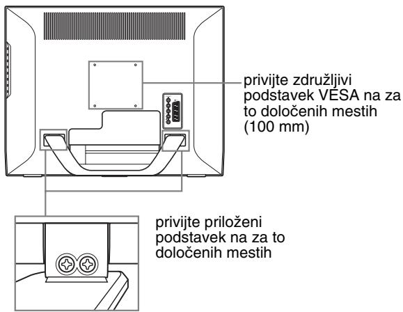 SONY MFM-HT205 - ■ Uporaba združljivega podstavka VESA - 1