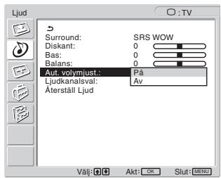 SONY MFM-HT205 - ■ Att justera "Diskant", "Bas" och "Balans" - 1