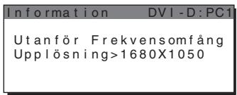 SONY MFM-HT205 - Om "Upplösning >1680 × 1050" visas - 1
