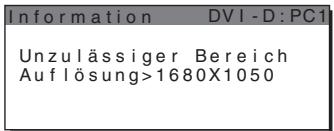SONY MFM-HT205 - Wenn „Auflösung >1680 × 1050“ angezeigt wird - 1