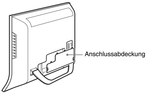 SONY MFM-HT205 - Nehmen Sie die Anschlussabdeckung ab. - 1