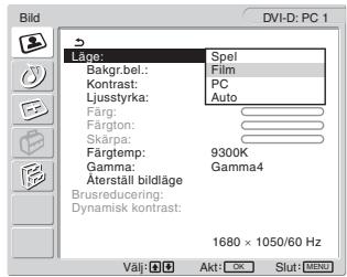 SONY MFM-HT205 - ■ Att välja bildläge för PC 1/PC 2 - 1