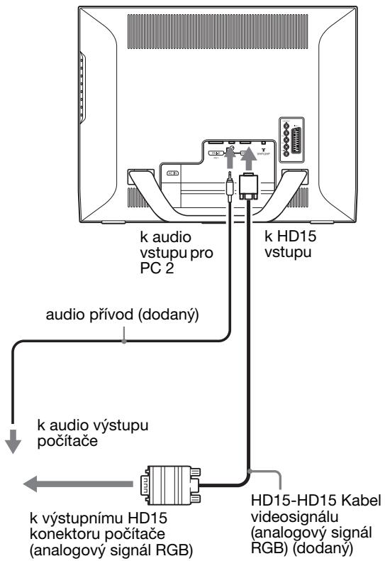 SONY MFM-HT205 - ■ Připojení počítače pomocí PC 2 konektorů - 1