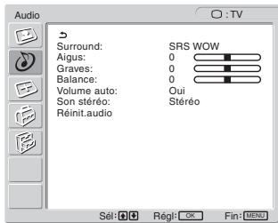 SONY MFM-HT205 - Menu Audio - 1