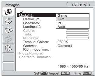 SONY MFM-HT205 - ■ Selezione della modalità immagine per PC 1/PC 2 - 1