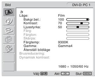 SONY MFM-HT205 - Bildmenyn - 1