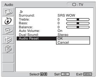 SONY MFM-HT205 - ■ Repor todas as definições predefinidas - 1