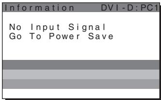 SONY MFM-HT205 - If "No Input Signal" appears on the screen - 1