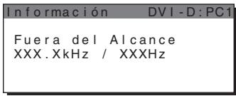 SONY MFM-HT205 - Si "xxx.x kHz / xxx Hz" aparece en pantalla - 1