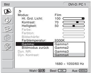 SONY MFM-HT205 - Feineinstellen der Farbtemperatur - 2
