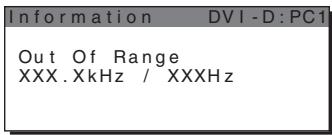 SONY MFM-HT205 - If "xxx.x kHz / xxx Hz" is displayed - 1