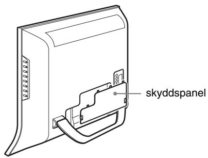 SONY MFM-HT205 - Inställning 4:Sätt tillbaka skyddspanelen - 1
