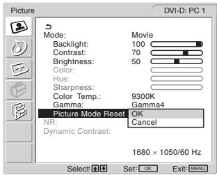 SONY MFM-HT205 - Fine tuning the color temperature - 3