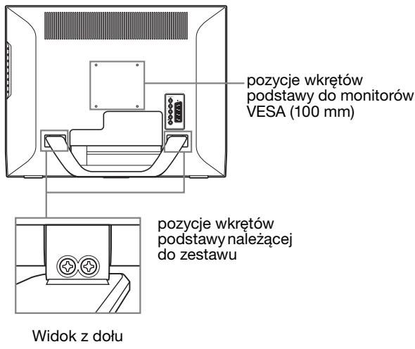 SONY MFM-HT205 - ■ Korzystanie z podstawy do monitorów VESA - 1