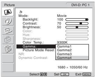 SONY MFM-HT205 - Fine tuning the color temperature - 2