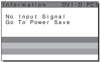 SONY MFM-HT205 - Pokud se na obrazovce objeví „No Input Signal“ - 1