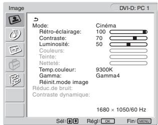 SONY MFM-HT205 - Menu Image - 2