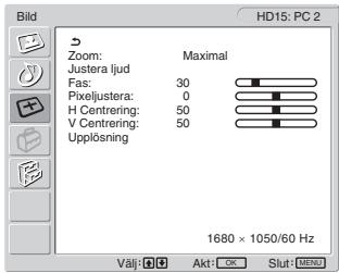 SONY MFM-HT205 - Bildmenyn - 1