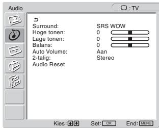 SONY MFM-HT205 - Audio menu - 1