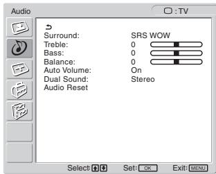 SONY MFM-HT205 - Menüyü kapatma. - 1