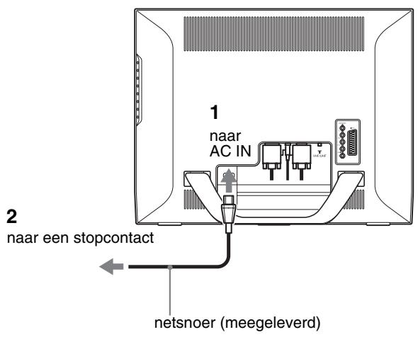 SONY MFM-HT205 - Instelling 3: Sluit het netsnoer aan - 1