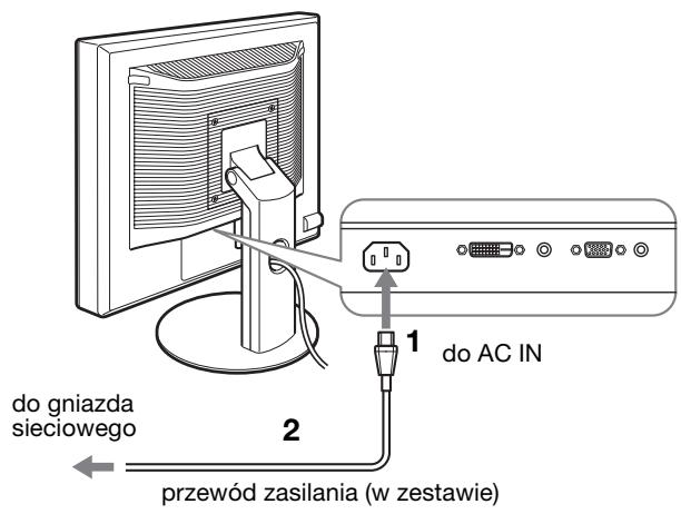 SONY SDM-S95AR - Konfiguracja 4: Podłuczanie przyzewodu zasilania - 1