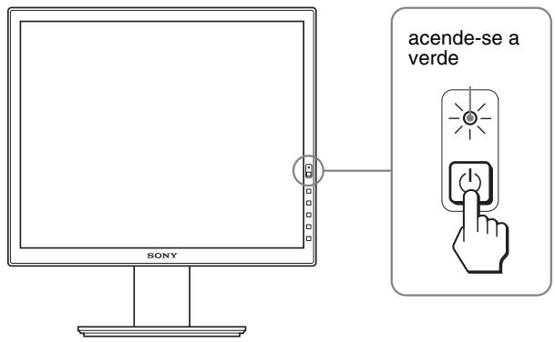SONY SDM-S95AR - Configuração 6:Ligar o monitor e o computador - 1