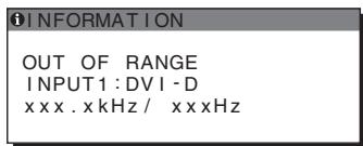 SONY SDM-S95AR - Ce se pojavi »xxx.x kHz / xxx Hz« - 1