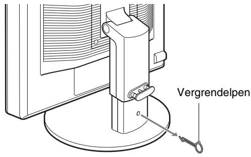 SONY SDM-S95AR - Haal het scherm uit de doos en leg het scherm met de zijkantangs de rand van het bureau. - 3