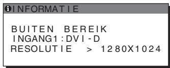 SONY SDM-S95AR - Als "RESOLUTIE >1280× 1024 " wordt weergegeven - 1