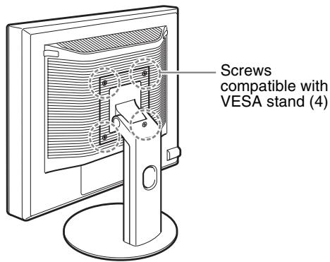 SONY SDM-S95AR - When using VESA Stand* - 1