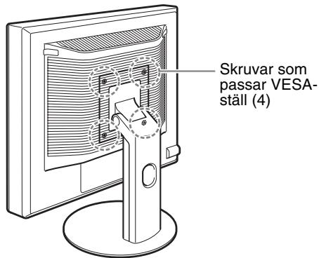 SONY SDM-S95AR - När du använder det medfoljande stativet Fast stativ* - 4