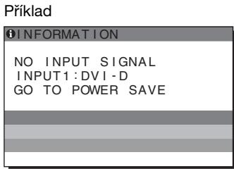 SONY SDM-S95AR - Pokud se na obrazovce objeví „NO INPUT SIGNAL“ - 1