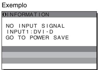 SONY SDM-S95AR - Se "NO INPUT SIGNAL" surgir no ecra, - 1