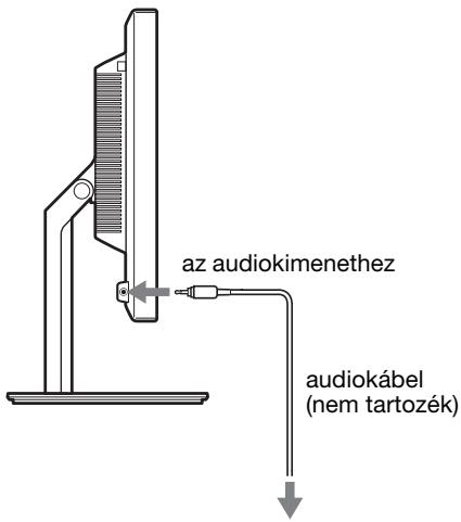 SONY SDM-S95AR - lépés: Csatlakoztassa az audiokábeleket - 2