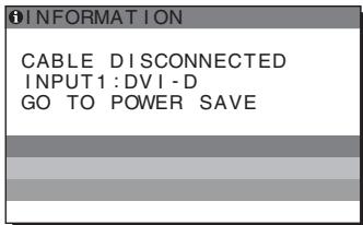 SONY SDM-S95AR - Pokud se na obrazovce objeví „CABLE DISCONNECTED“: - 1