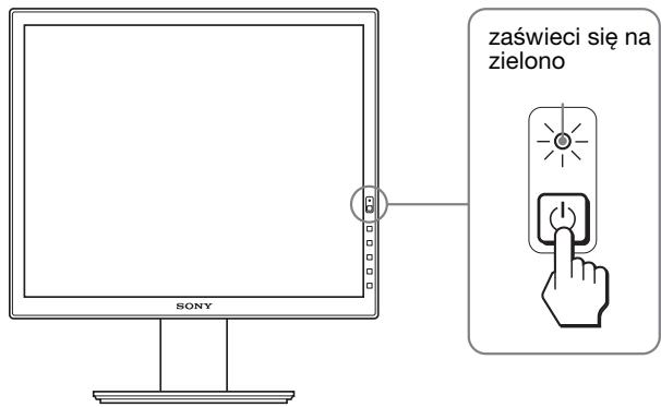 SONY SDM-S95AR - Konfiguracja 6: Wączanie monitora i komputera - 1