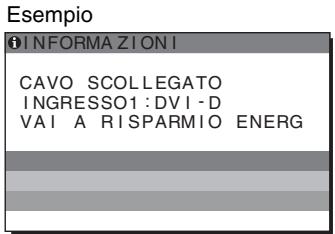 SONY SDM-S95AR - Se sullo schermo appeare il messaggio "CAVO SCOLLEGATO" - 1