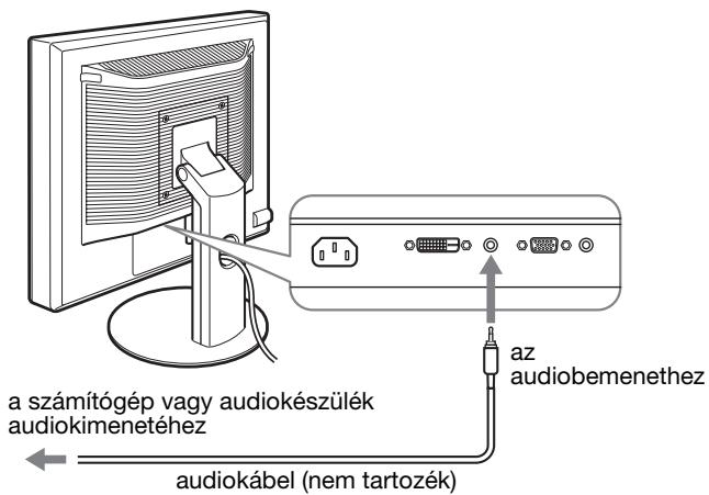 SONY SDM-S95AR - lépés: Csatlakoztassa az audiokábeleket - 1