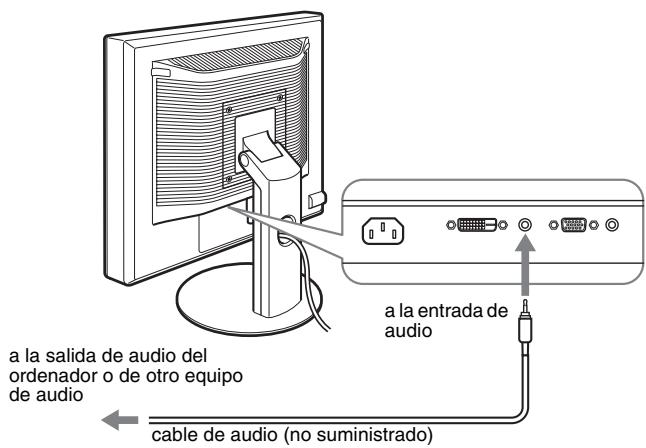 SONY SDM-S95AR - Configuración 3: Conexión de los cables de audio - 1