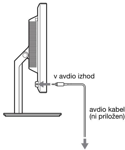 SONY SDM-S95AR - Namestitev 3: Priključite avdio kable - 2